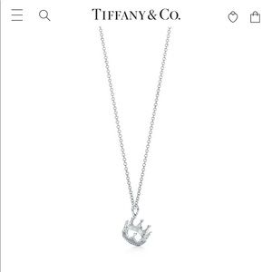 100% authentic Tiffany and Co Crown Necklace